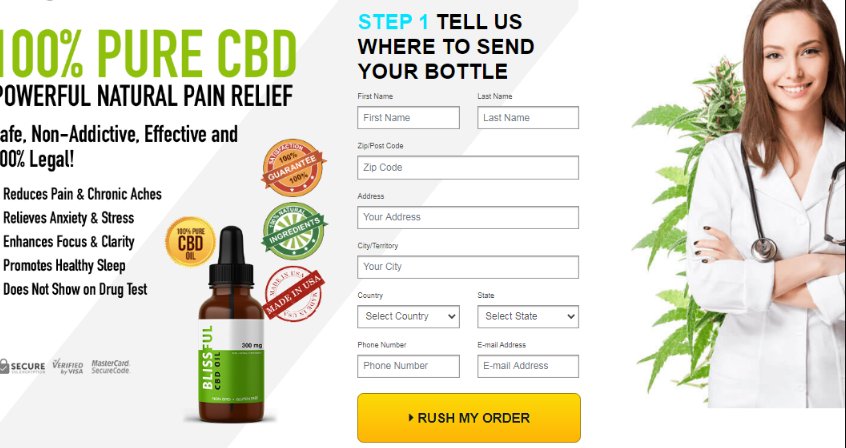 Blissful cbd oil - official website