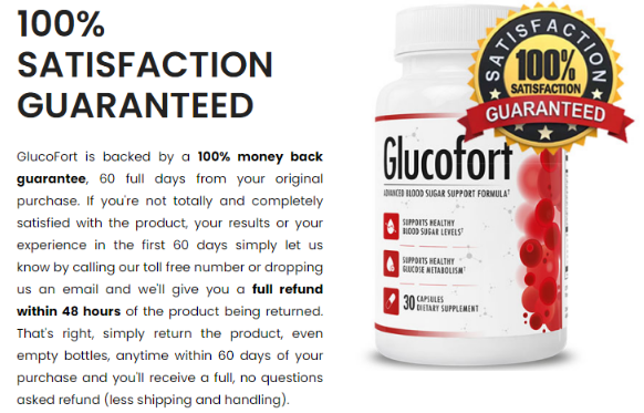 Glucofort - gurantee