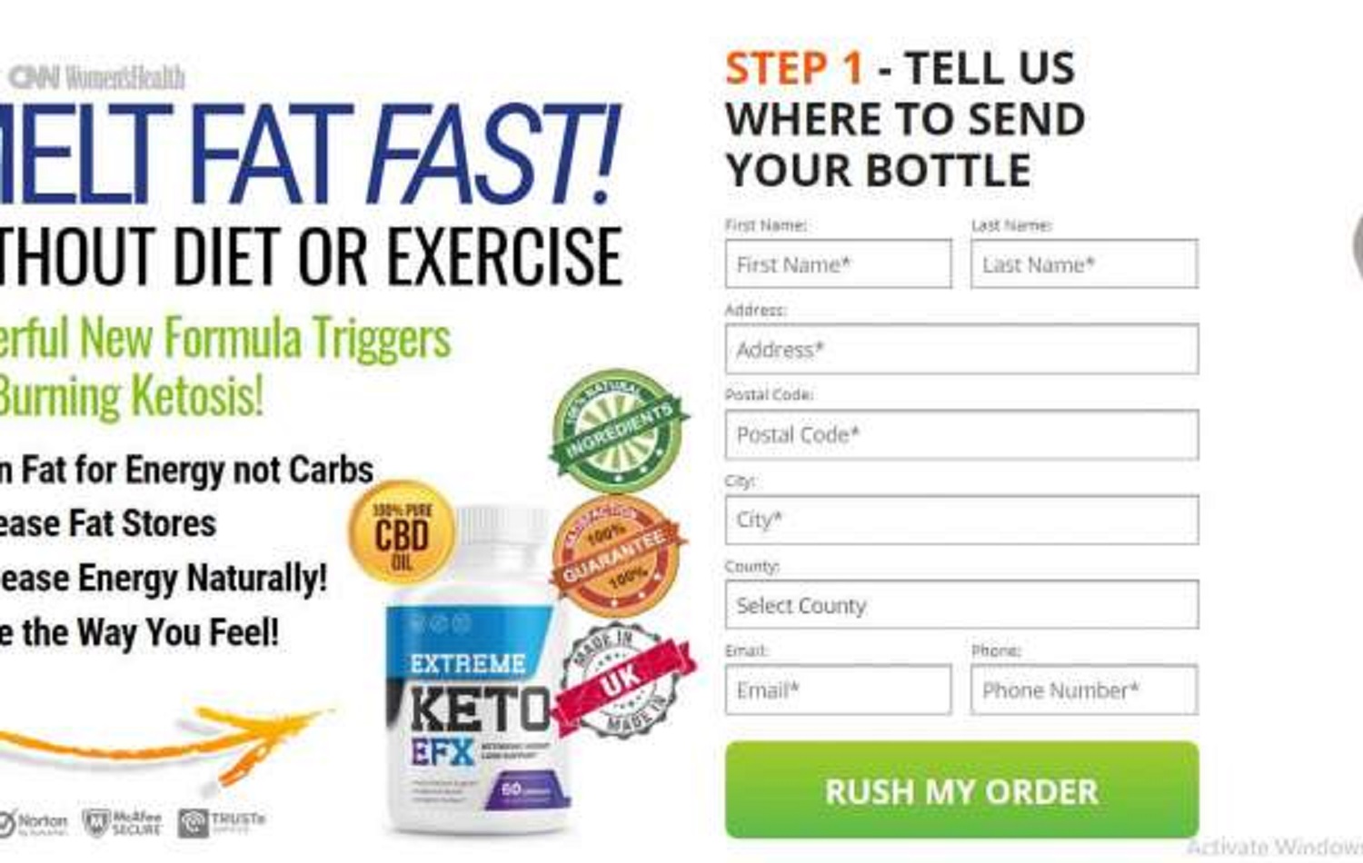 Extreme Keto EFX - official site