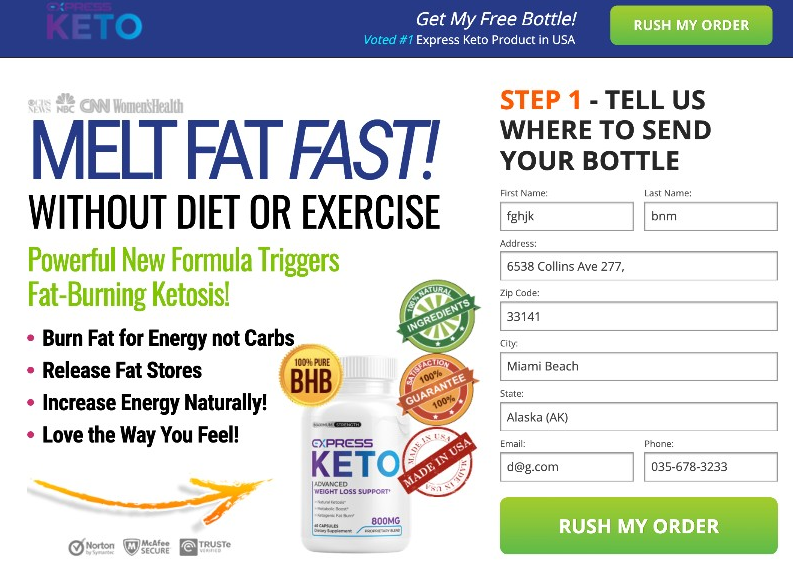 Express Keto - official site